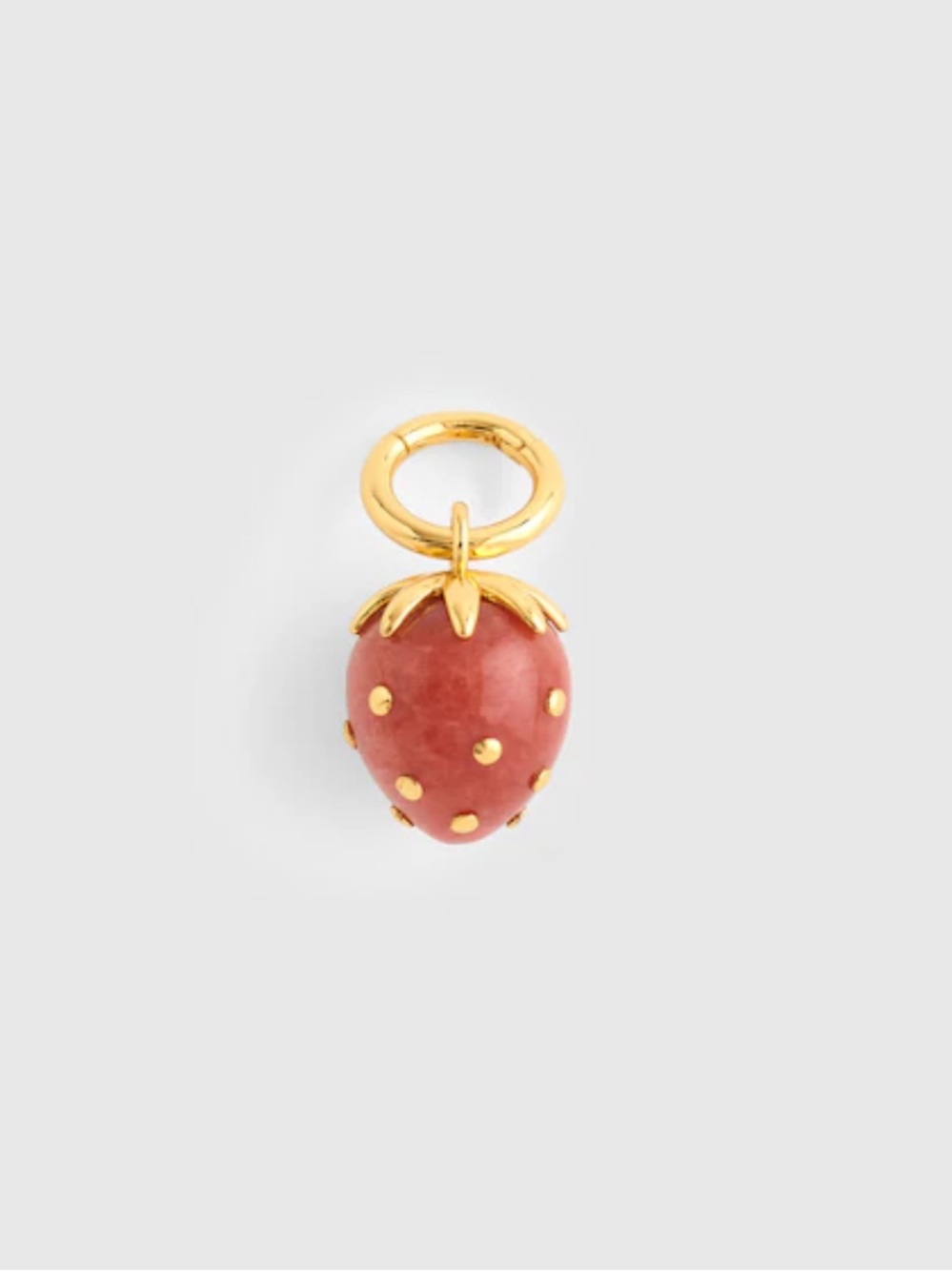 Madewell Semiprecious Strawberry Charm NWT